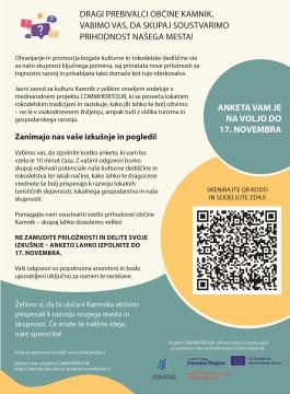 Anketa v okviru projekta COMMHERITOUR